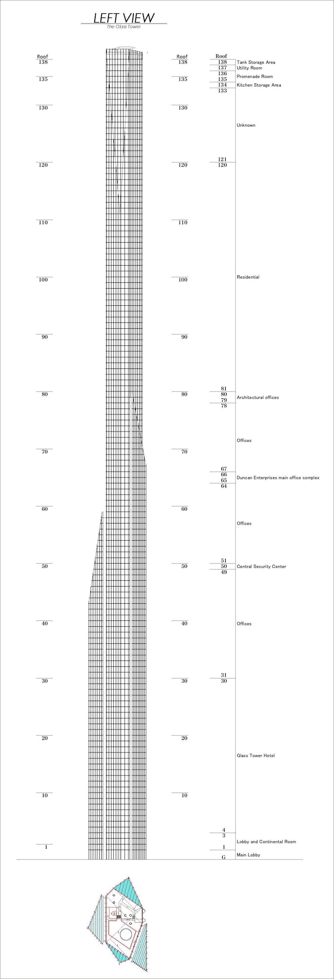 Glass Tower - Plan