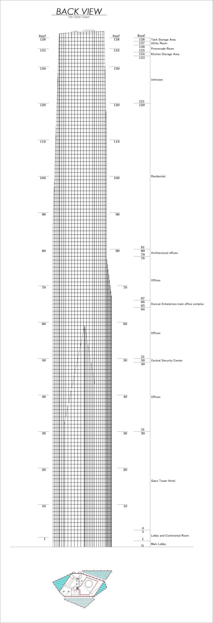 Glass Tower - Plan