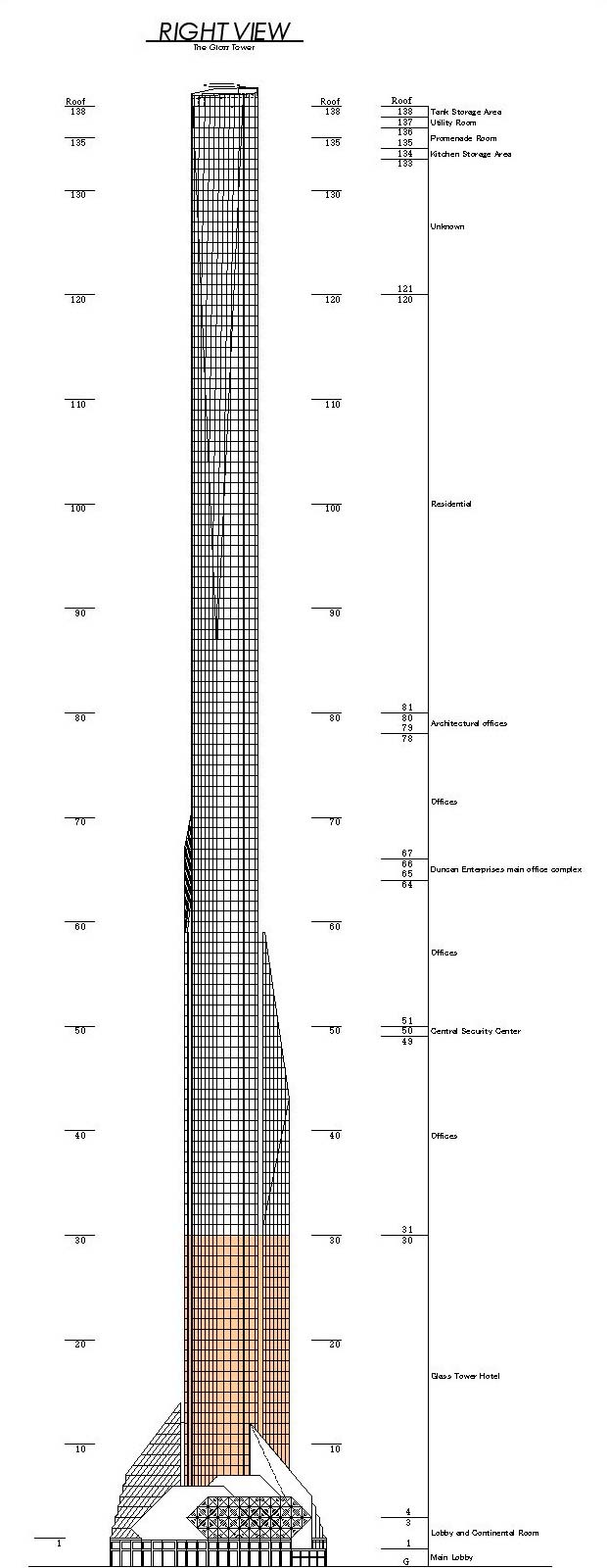 Glass Tower - GF to 30F - R